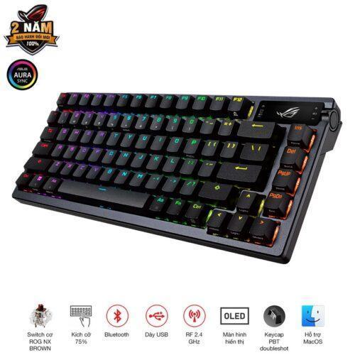 Bàn phím Gaming Asus ROG Azoth NX Brown