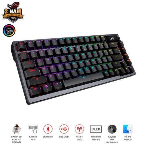 Bàn phím Gaming Asus ROG Azoth NX Brown