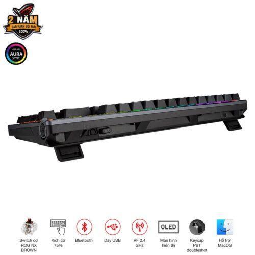 Bàn phím Gaming Asus ROG Azoth NX Brown