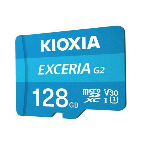 Thẻ nhớ Kioxia 128GB MicroSDXC Exceria G2 UHS-I C10 U3 (LMEX2L128GG4)