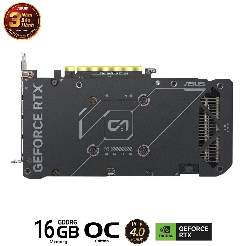 Card màn hình Asus DUAL-RTX 4060 Ti-O16G-EVO