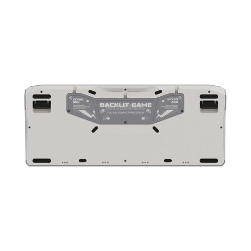 Bàn phím cơ Rapoo V750Pro - 98 Brown Grey Beige (Dây USB/Optical Blue switch/Led RGB)