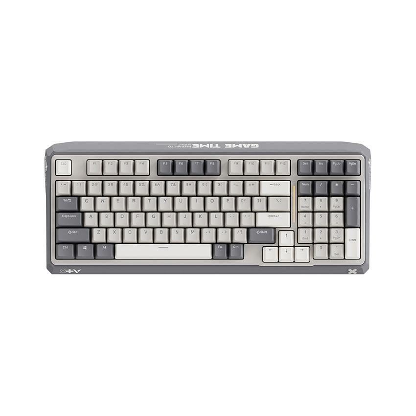 Bàn phím cơ Rapoo V750Pro - 98 Brown Grey Beige (Dây USB/Optical Blue switch/Led RGB)