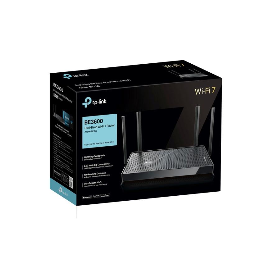 Bộ phát Wifi 7 TP-Link Archer BE230 BE 3600 Dual-Band (Wifi7/BE3600/EasyMesh)