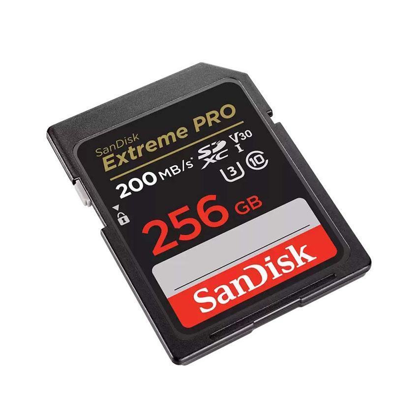 Thẻ nhớ Sandisk 256GB SDXC Extreme Pro, 200MB/s R, (SDSDXXD-256G-GN4IN)