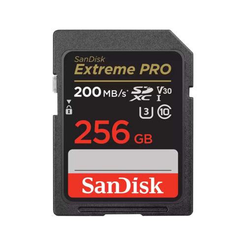 Thẻ nhớ Sandisk 256GB SDXC Extreme Pro, 200MB/s R, (SDSDXXD-256G-GN4IN)