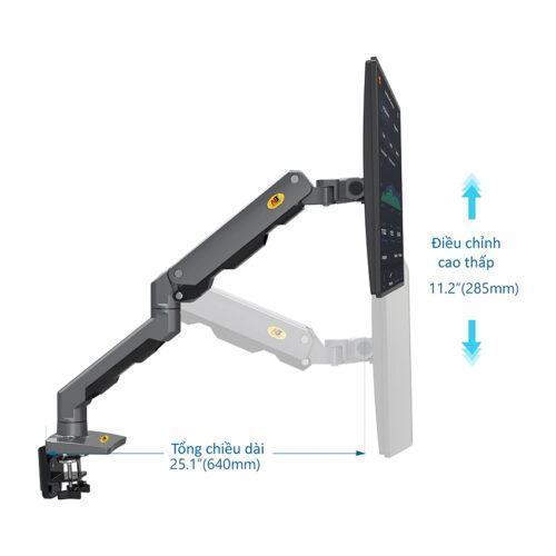 Giá treo màn hình North Bayou G60 Màu đen