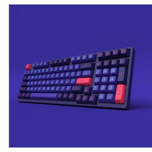 Bàn phím cơ AKKO 3098 Neon Cream Blue Pro