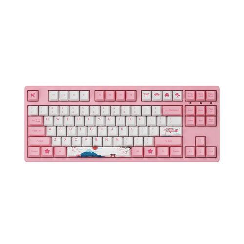 Bàn phím cơ AKKO 3087 RF World Tour Tokyo Cream Yellow Pro