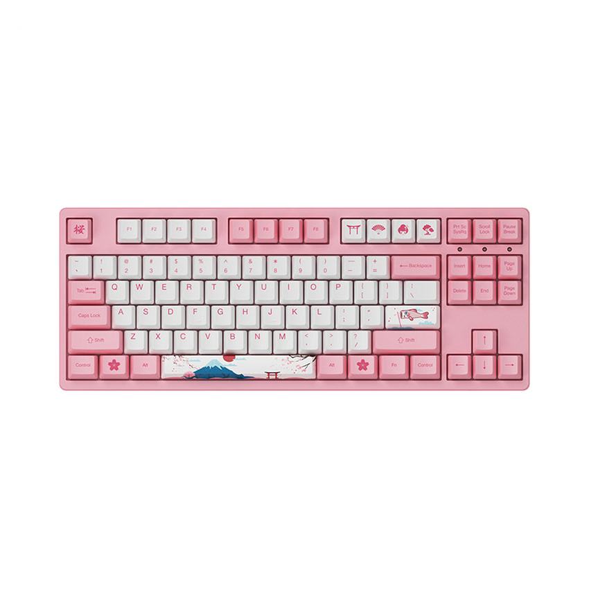 Bàn phím cơ AKKO 3087 RF World Tour Tokyo Cream Yellow Pro