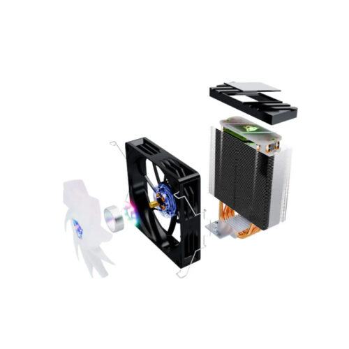 Tản nhiệt khí JUNGLE LEOPARD K400 đen (1700/2011