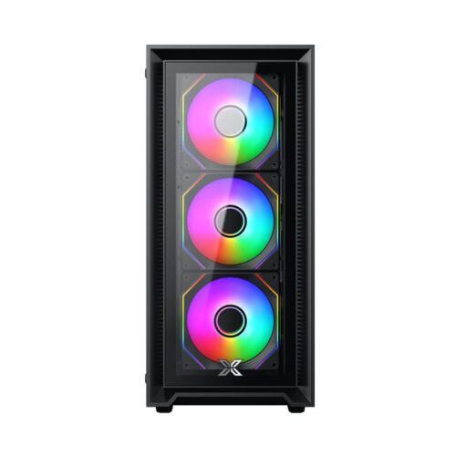 Vỏ case XIGMATEK FLY II 3GF - EN44663 (ATX/Mid Tower/Màu Đen/3 fan vô cực)