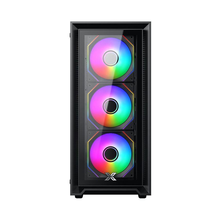 Vỏ case XIGMATEK FLY II 3GF - EN44663 (ATX/Mid Tower/Màu Đen/3 fan vô cực)