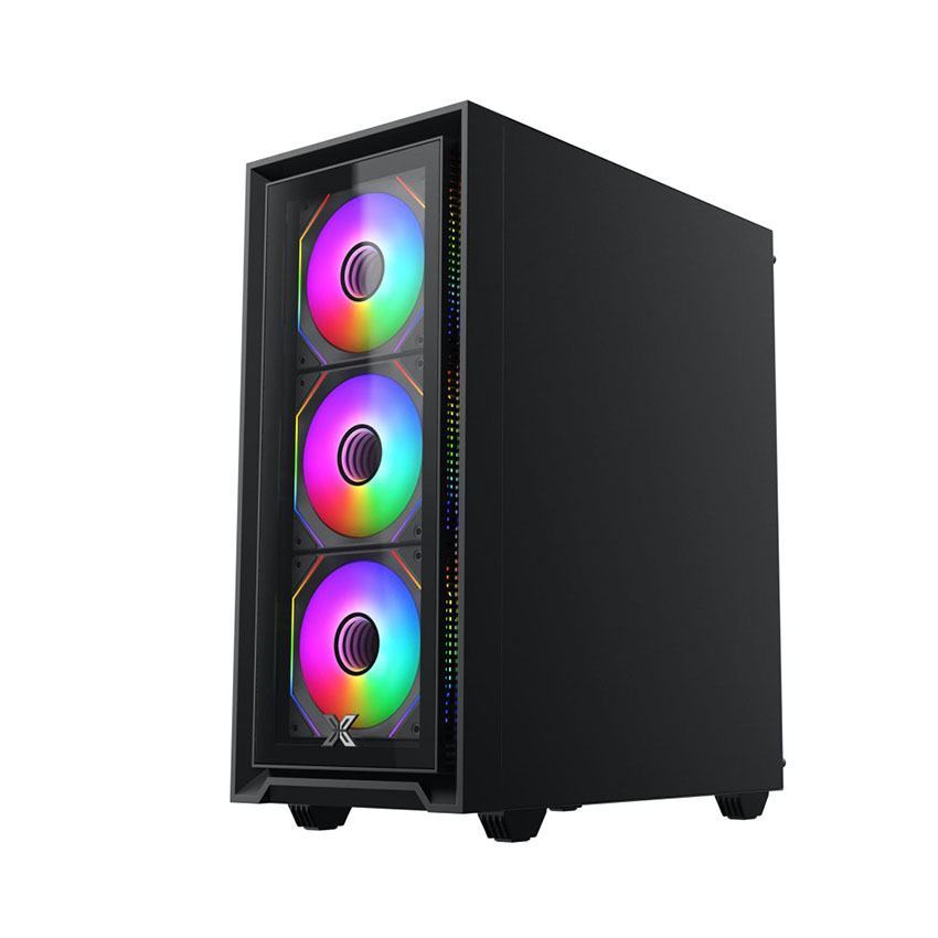 Vỏ case XIGMATEK FLY II 3GF - EN44663 (ATX/Mid Tower/Màu Đen/3 fan vô cực)