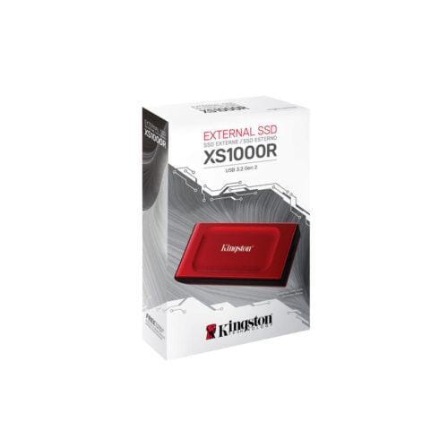 Ổ cứng di động Kingston SSD 1000GB USB 3.2 Gen 2 SXS1000R/1000G Màu Đỏ