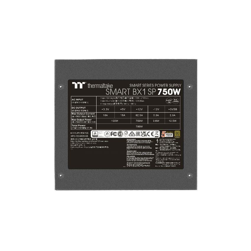 Nguồn Thermaltake Smart BX1 SP 750W (80 plus Bronze/Màu đen )