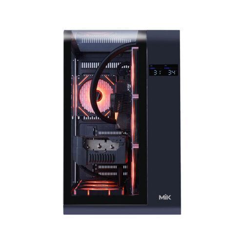 Vỏ Case MIK BARBATOS Black (ATX/Mid Tower/Màu Đen)