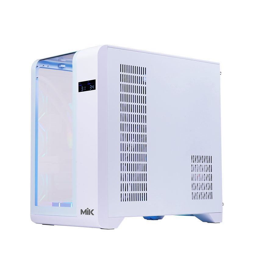 Vỏ Case MIK BARBATOS White (ATX/Mid Tower/Màu Trắng