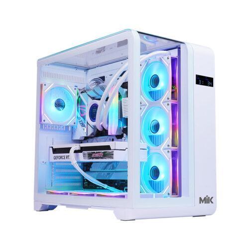Vỏ Case MIK BARBATOS White (ATX/Mid Tower/Màu Trắng)
