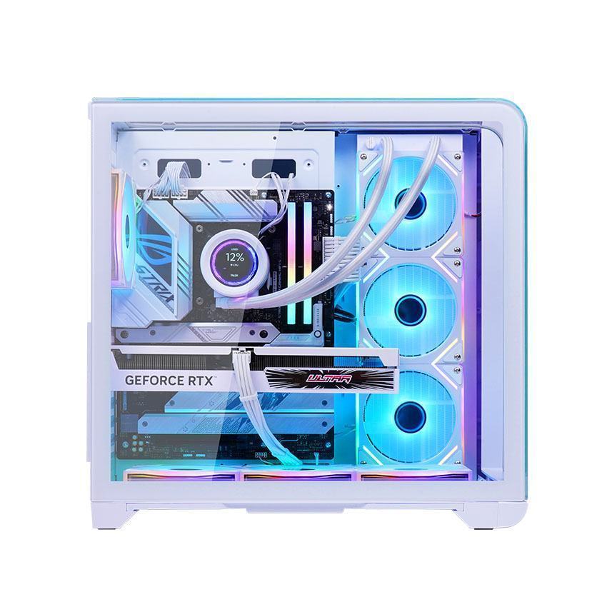 Vỏ Case MIK BARBATOS White (ATX/Mid Tower/Màu Trắng