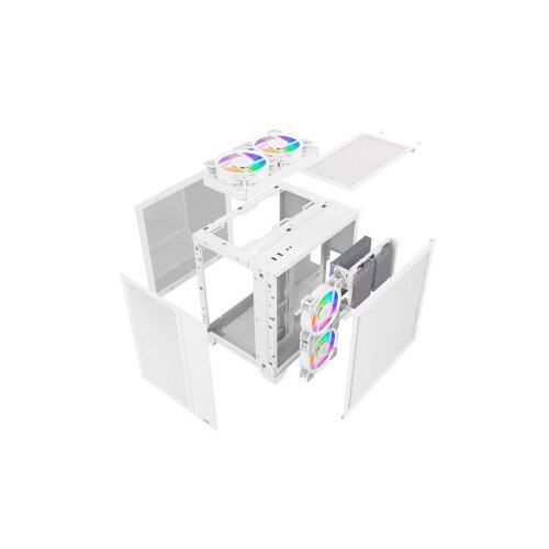 Vỏ Case MIKMIK LV12 MINI FLOW White (mATX/Mid Tower/Màu Trắng)