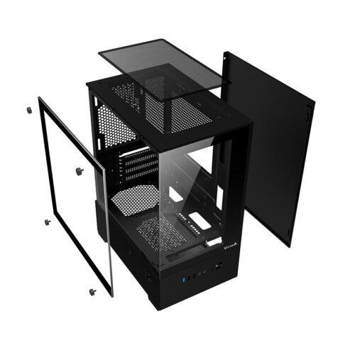Vỏ Case VITRA ATLANTIS SM 3Fan RGB (MATX/Màu Đen/Rad 240)