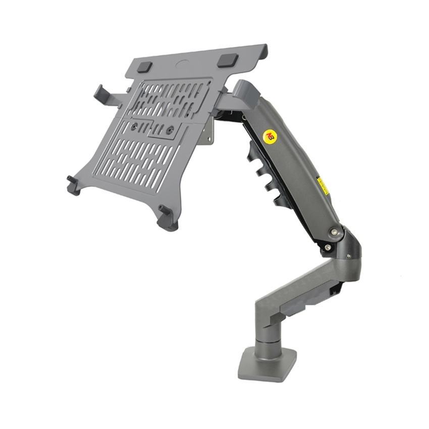 Combo Giá Treo Màn Hình NB F80 - Kẹp Đỡ Laptop FP2 Màu Xám