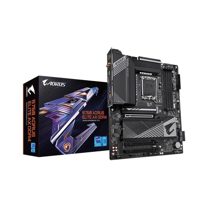 Mainboard Gigabyte B760 AORUS ELITE AX DDR4 (Wifi+Bluetootth)