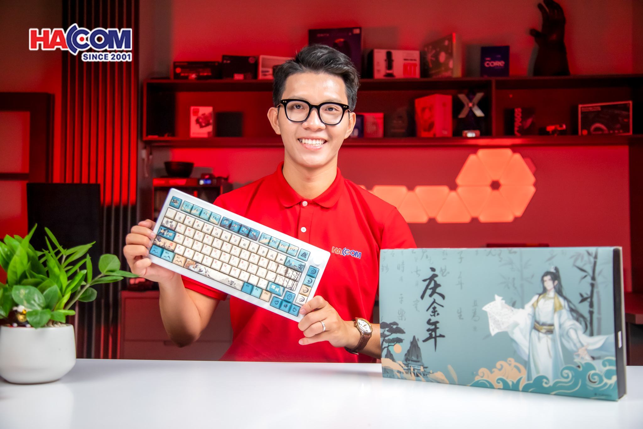 Bàn phím cơ AKKO MOD 007B HE PC Joy of Life (Hotswap,RGB / USB Type C 8K Hz/ Magnetic Switch / Rapid Trigger)