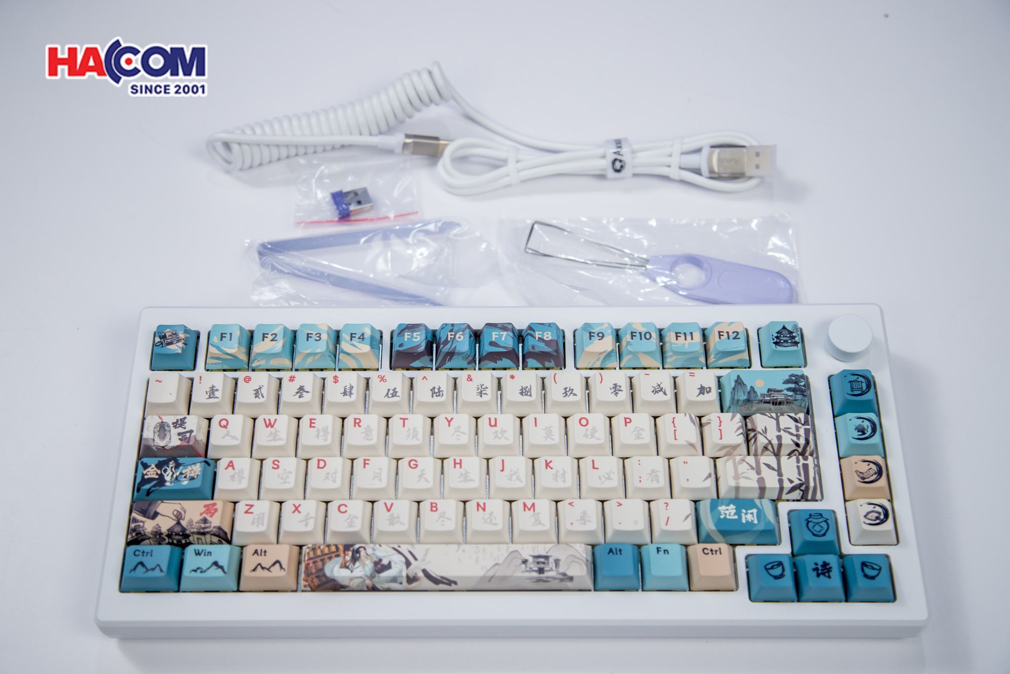 Bàn phím cơ AKKO MOD 007B HE PC Joy of Life (Hotswap,RGB / USB Type C 8K Hz/ Magnetic Switch / Rapid Trigger)