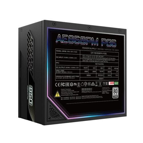 Nguồn GIGABYTE GP-AE850PM PG5 850W (80 plus Platinum/Màu Đen)