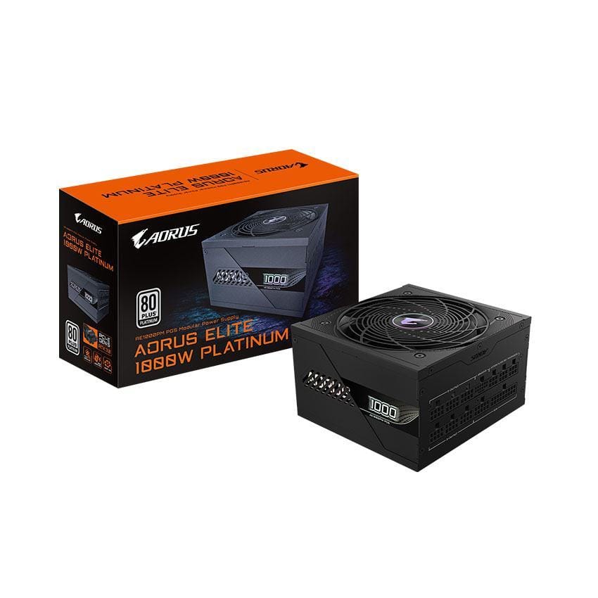 Nguồn GIGABYTE AORUS GP-AE1000PM PG5 1000W (80 plus Platinum/Màu Đen)