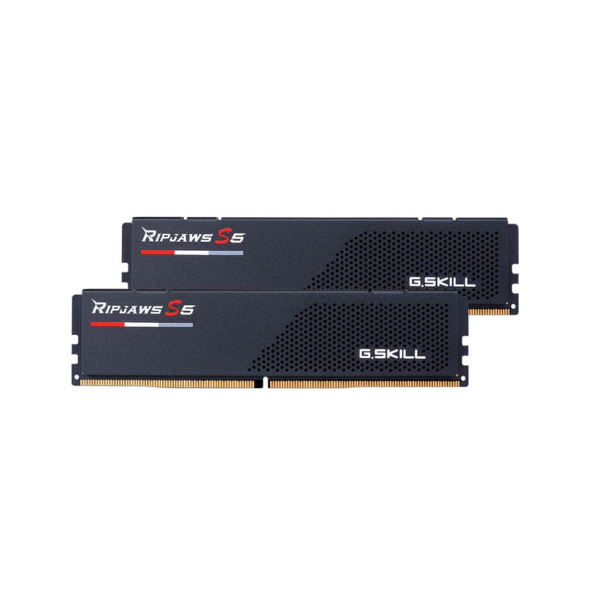 Ram Desktop Gskill RIPJAWS S5 BLACK (F5-5200J4040A16GX2-RS5K) 32GB (2x16GB) DDR5 5200MHz Ram Desktop Gskill RIPJAWS S5 BLACK (F5-5200J4040A16GX2-RS5K) 32GB (2x16GB) DDR5 5200MHz