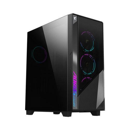 Vỏ Case AORUS C500 GLASS (eATX/Màu đen/kèm 4 quạt ARGB)