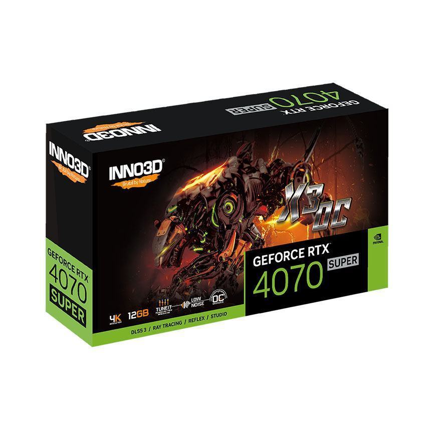 Card màn hình Inno3D RTX 4070 SUPER X3 OC 12GB