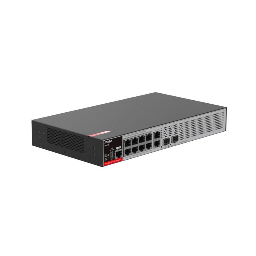 Switch RUIJIE RG-S2915-10GT2MS-P-L (Layer 2 Smart Managed 10 Cổng 10/100/1000 BASE-T POE)
