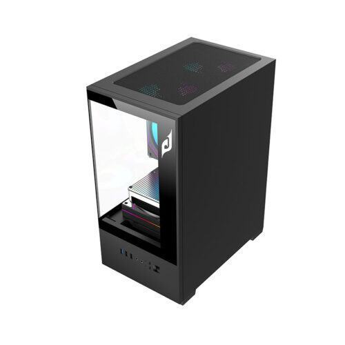 Vỏ Case EDRA ECS1303 Black (mATX/Màu Đen)