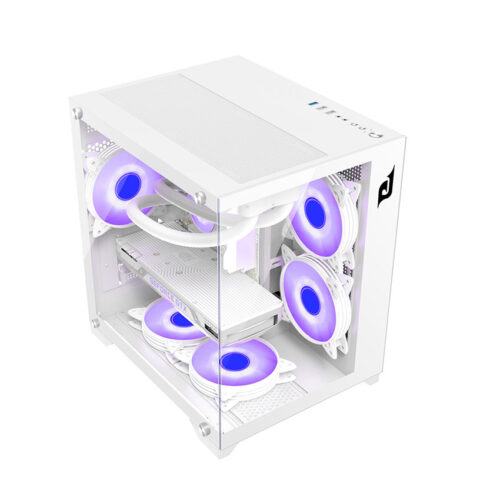 Vỏ Case EDRA ECS1503 White (mATX/Màu Trắng) (I