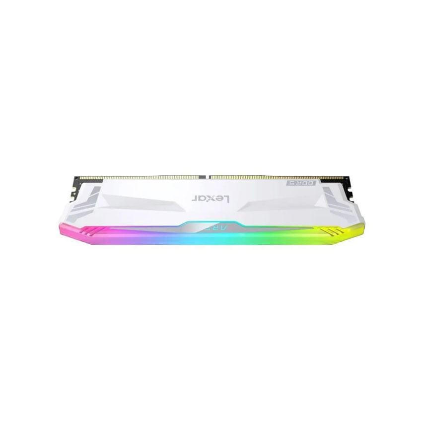 Ram Desktop Lexar ARES White RGB (LD5EU016G-R6400GDWA) 32GB (2x16GB) DDR5 6400Mhz