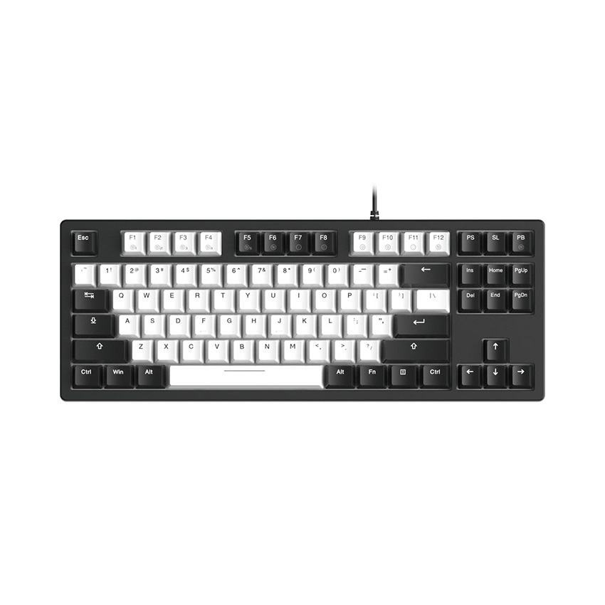 Bàn phím cơ gaming DAREU EK87 v2 White-black (Dream switch)