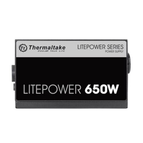 Nguồn Thermaltake Litepower 650w (230v/Dây dẹt/Màu đen)