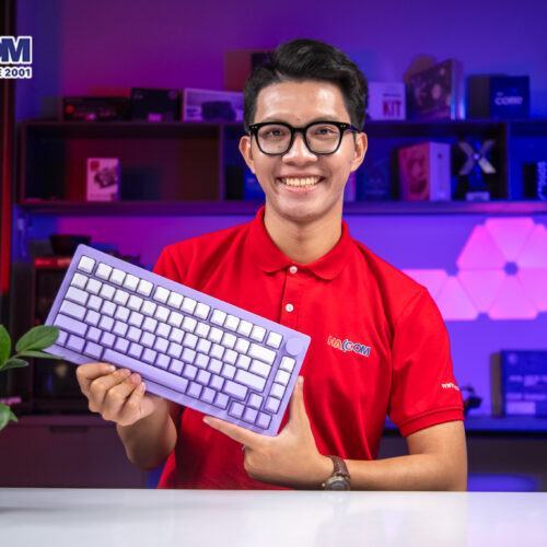 Bàn phím cơ AKKO MonsGeek M1W HE-SP V3 Lilac Purple