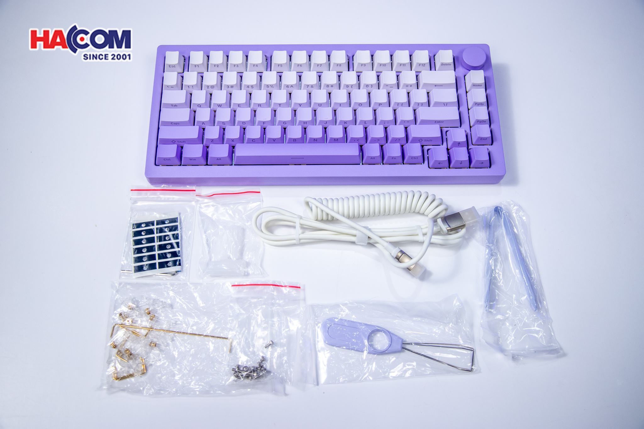 Bàn phím cơ AKKO MonsGeek M1W HE-SP V3 Lilac Purple