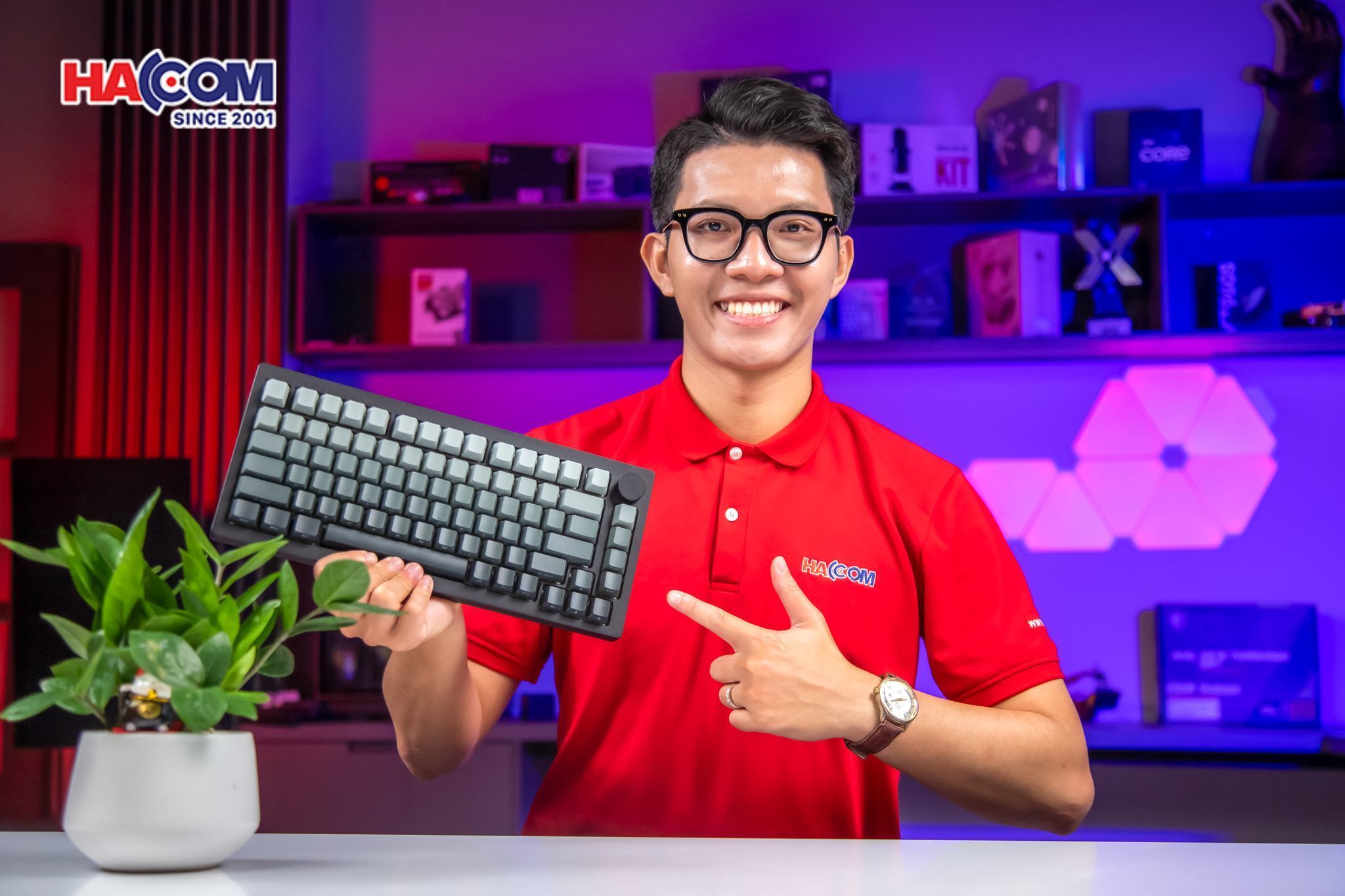 Bàn Phím cơ Akko MonsGeek M1W HE-SP V3 Dark Night