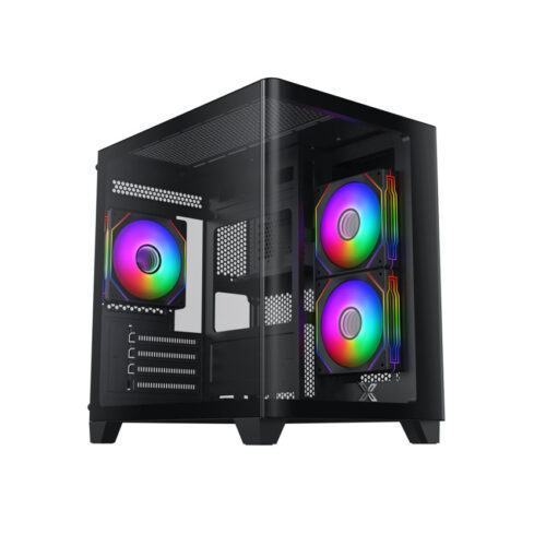 Vỏ case XIGMATEK PANO M NANO 3GF (mATX/Màu đen/3fan)