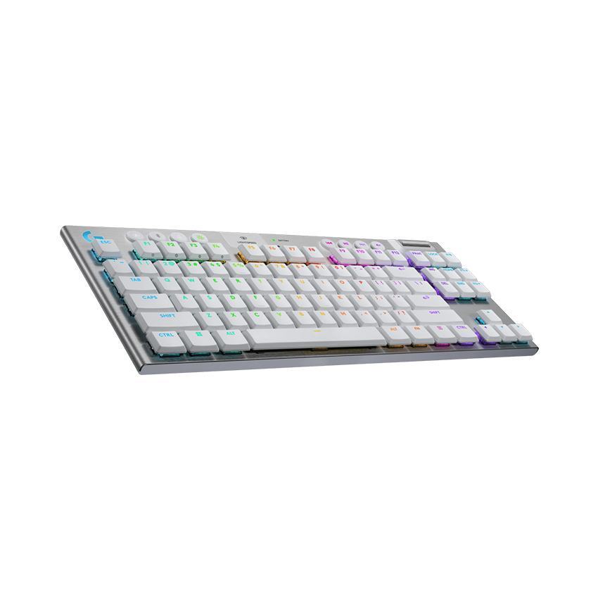 Bàn phím cơ không dây Logitech G915 X TKL Lightspeed (Wireless/Rgb/Tactile/Trắng)