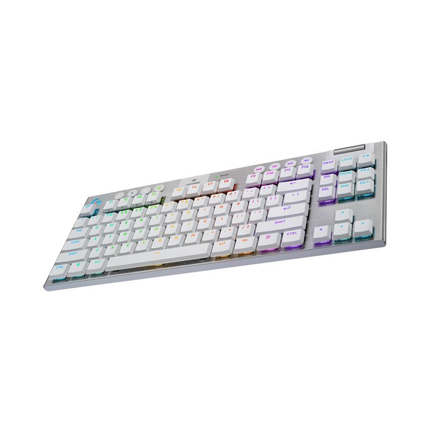 Bàn phím cơ không dây Logitech G915 X TKL Lightspeed (Wireless/Rgb/Tactile/Trắng)