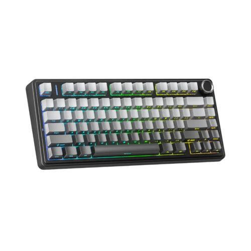 Bàn phím cơ gaming AULA F75 (3 Mode/Xám + Đen Gradient/Rgb/Reaper switch)