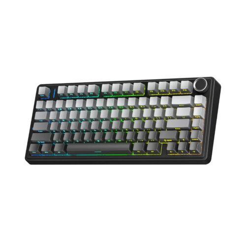 Bàn phím cơ gaming AULA F75 (3 Mode/Xám + Đen Gradient/Rgb/Reaper switch)