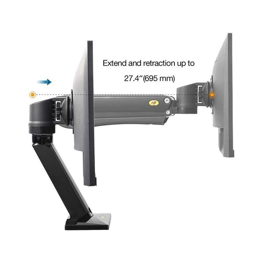 Giá treo màn hình North Bayou NB45 (24-42inch) Màu Đe